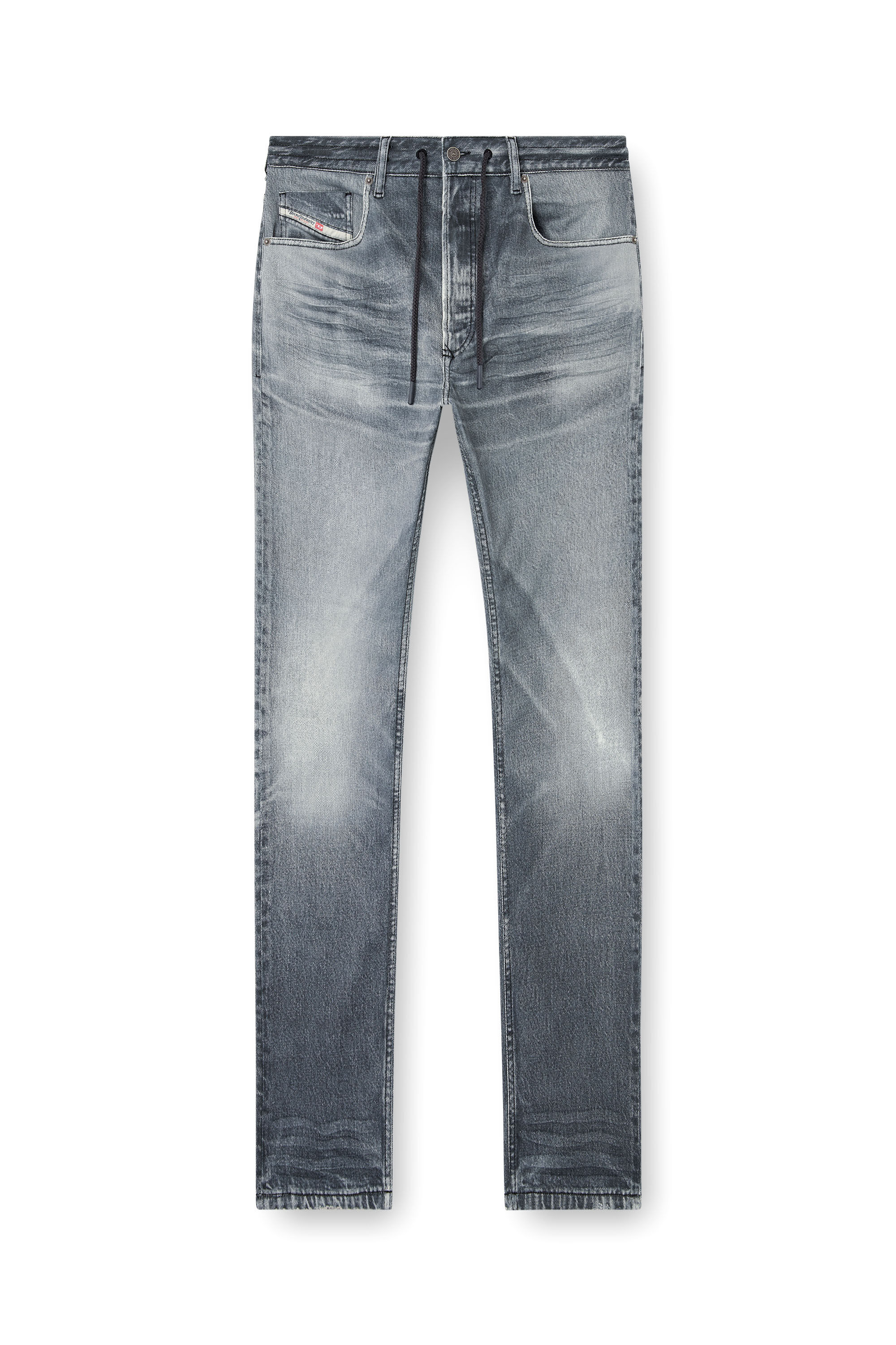 Diesel - Man's Regular 2032 D-Krooley Joggjeans® 068PC, Grey - 2