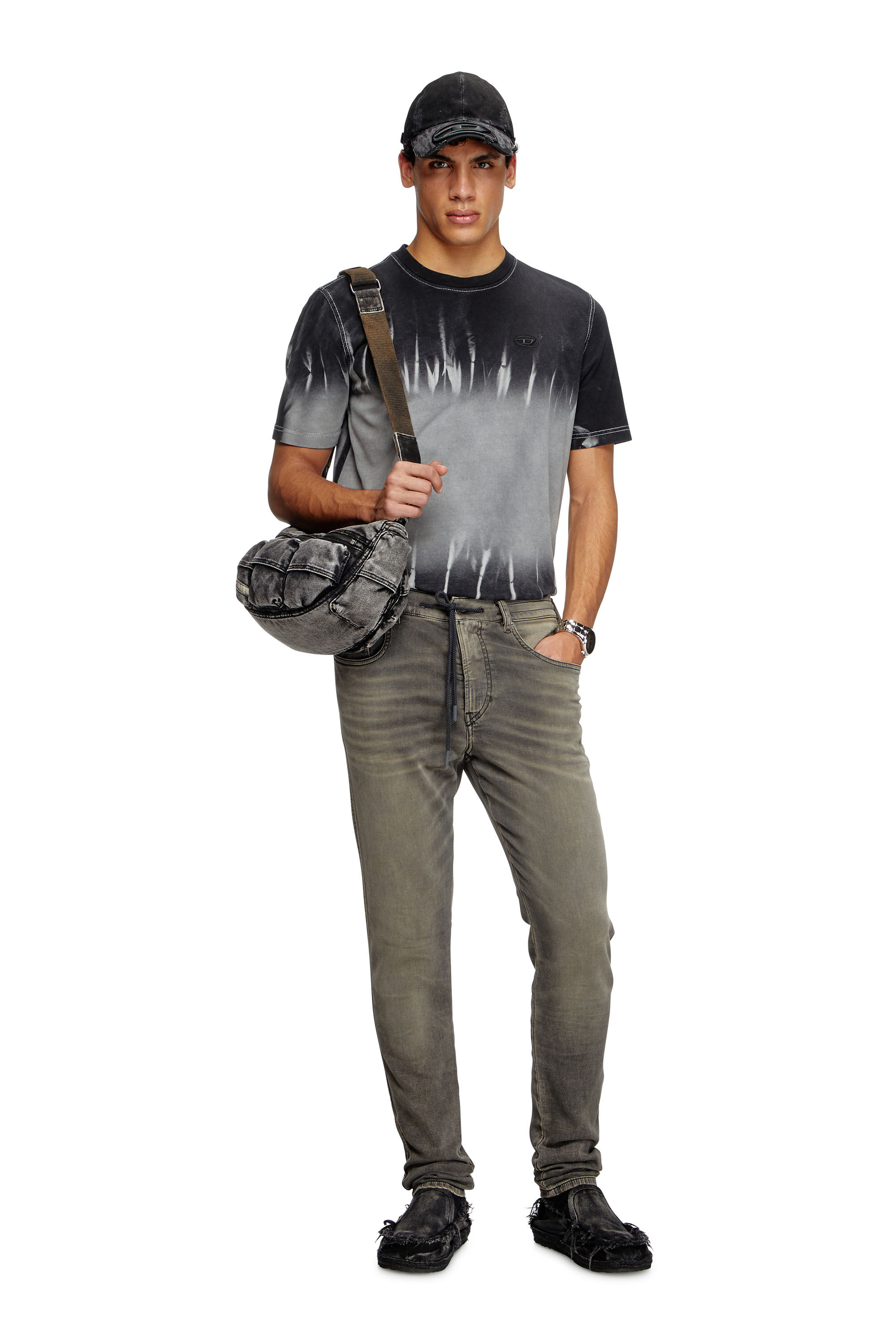Diesel - Man's Slim 2062 D-Strukt Joggjeans® 068PD, Light Grey - 1