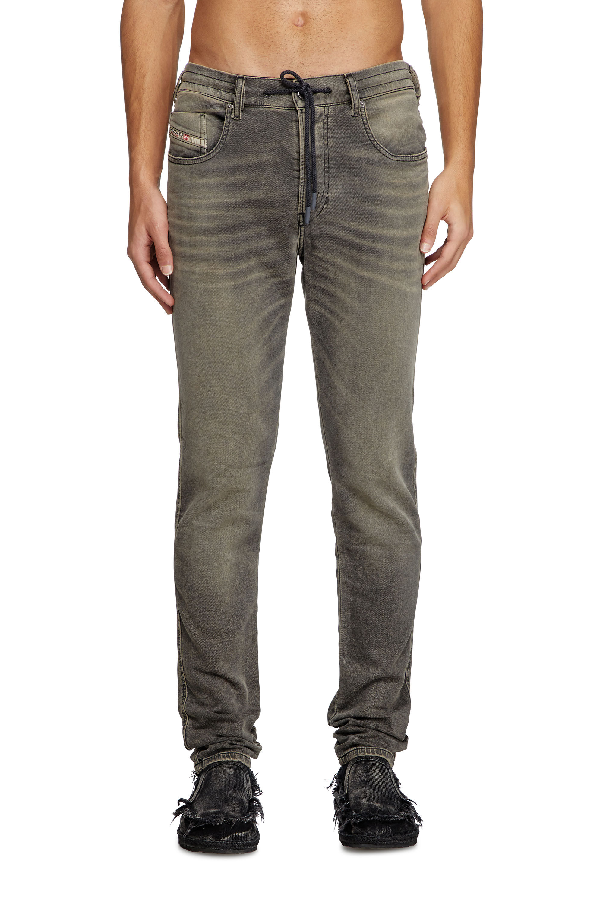 Diesel - Man's Slim 2062 D-Strukt Joggjeans® 068PD, Light Grey - 3