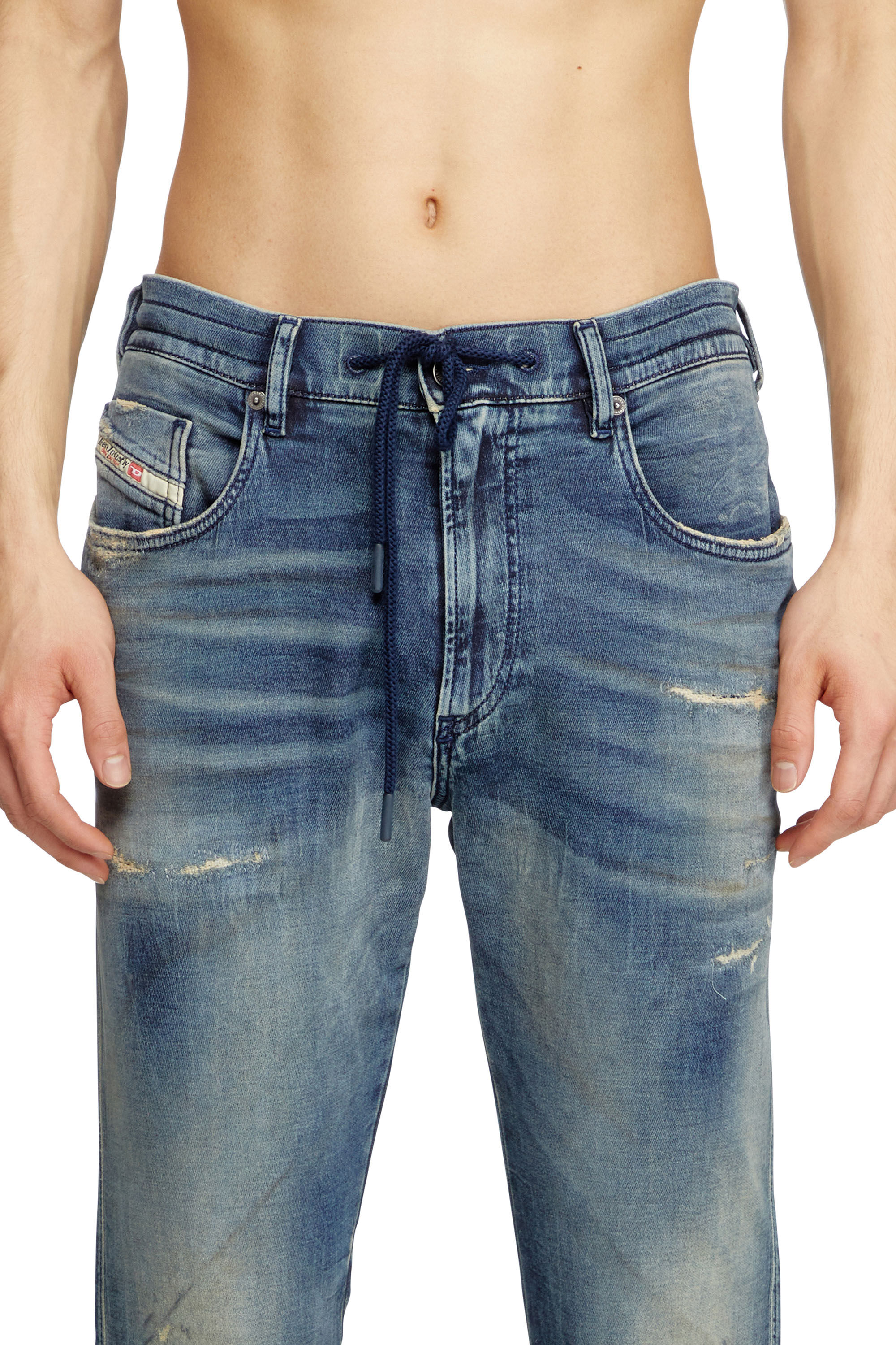 Diesel - Man's Slim 2062 D-Strukt Joggjeans® 068PN, Medium blue - 5