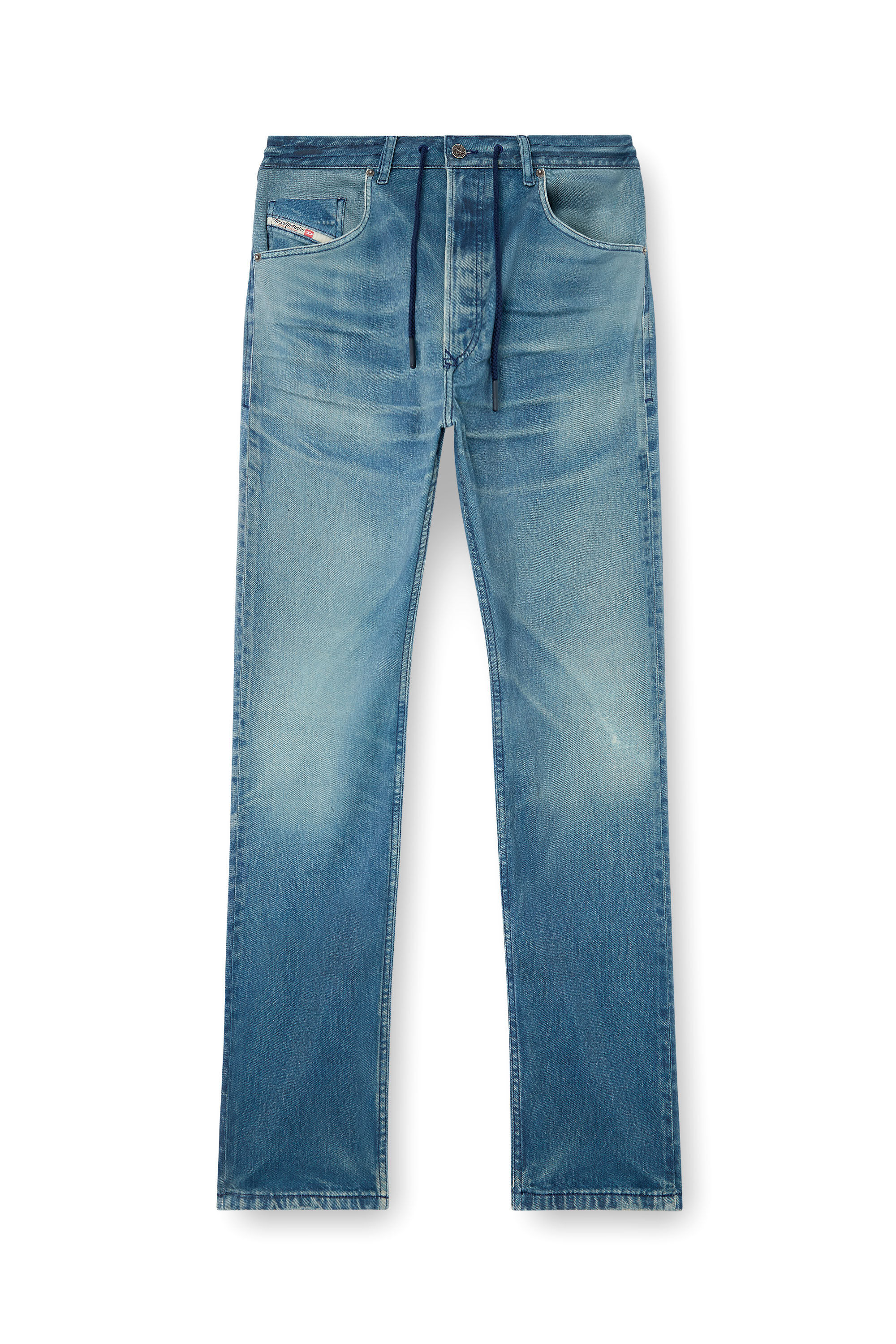Diesel - Man's Regular 2032 D-Krooley Joggjeans® 068PC, Light Blue - 2