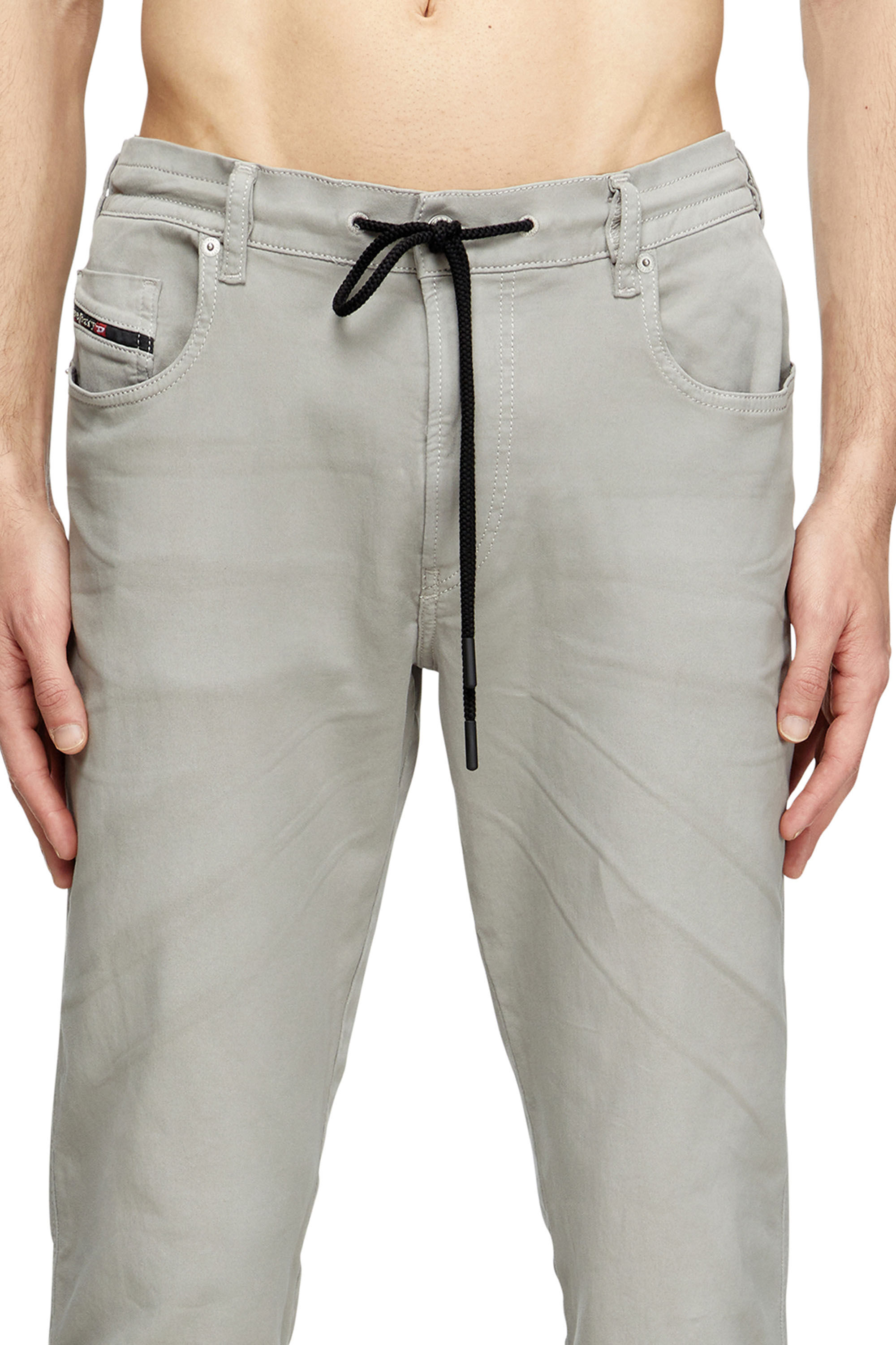 Diesel - Man's Slim 2062 D-Strukt Joggjeans® 0670M, Grey - 4