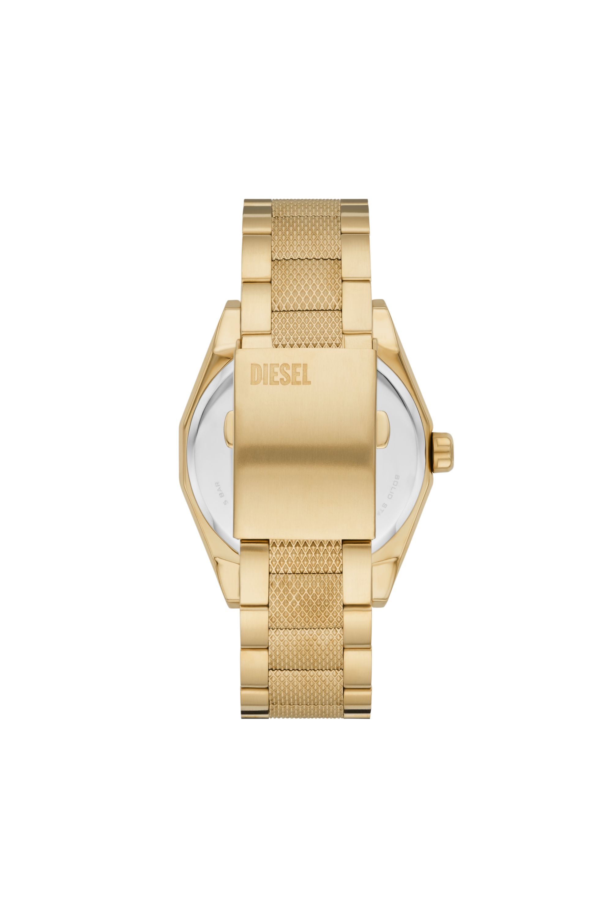 Diesel - DZ2173, Man's Scraper Stainless Steel Watch in Gold - 2