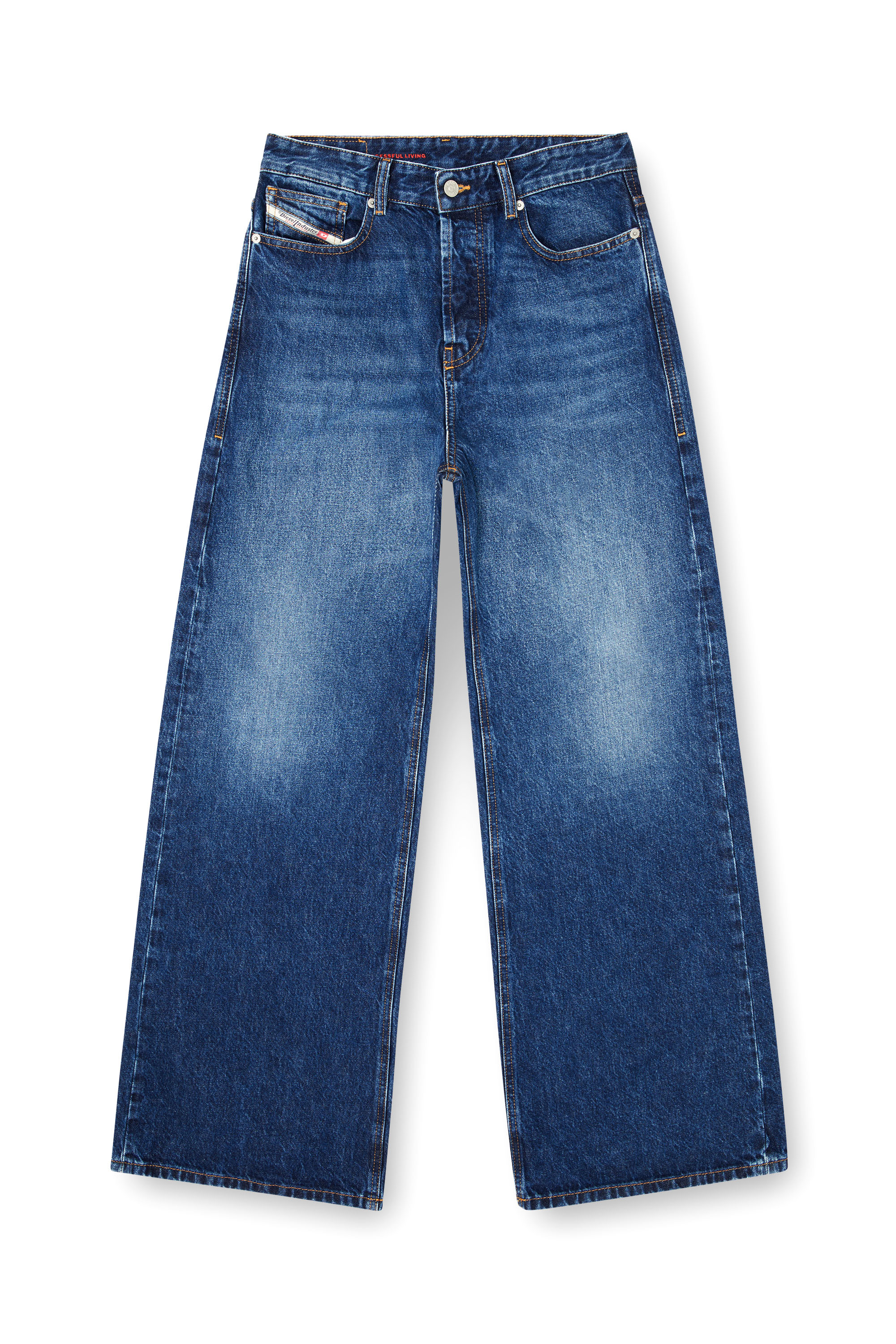 Diesel - Woman's Relaxed Jeans 1996 D-Sire 09I27, Dark Blue - 3