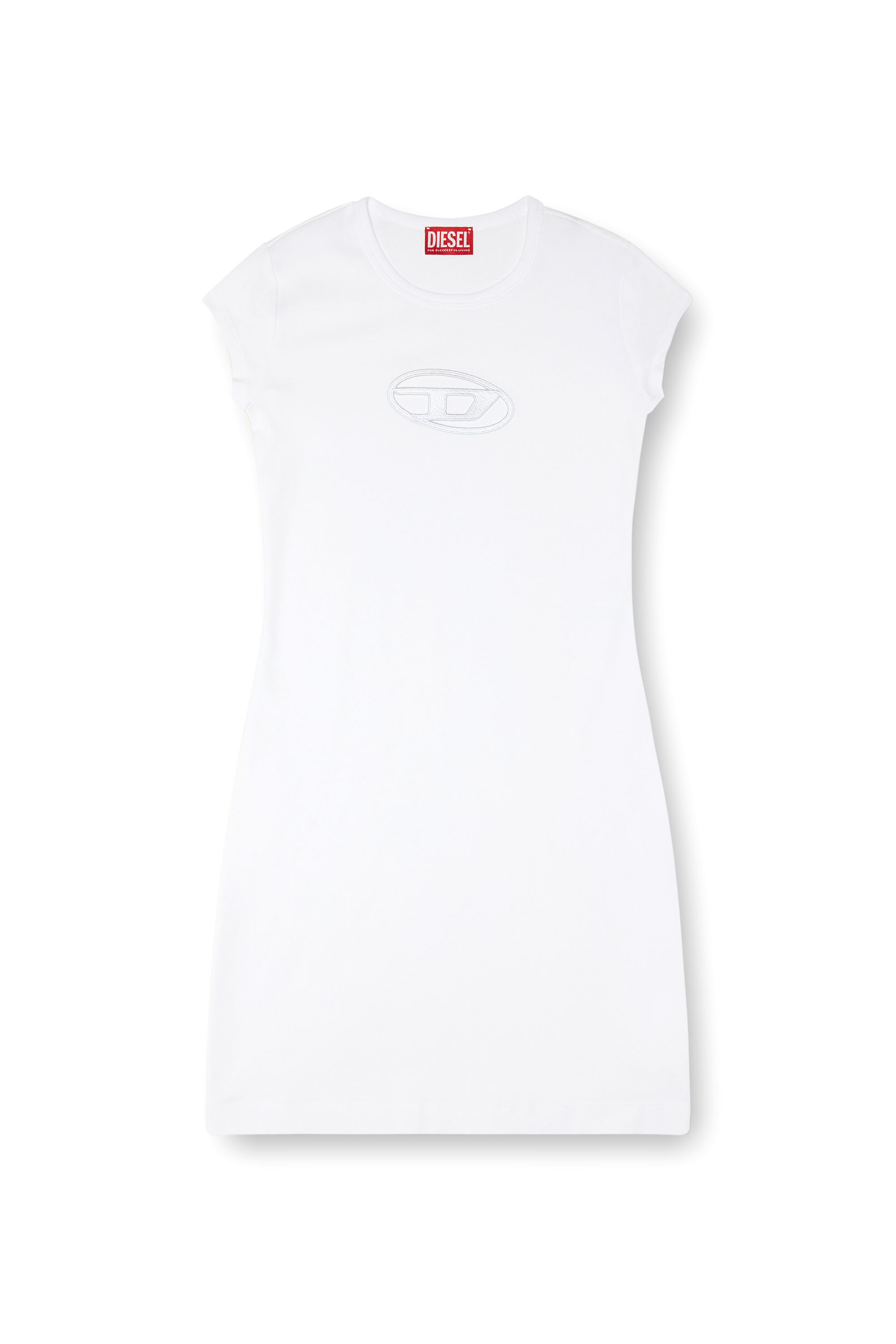 Diesel - D-ANGIEL, Woman's Short dress in White - 2