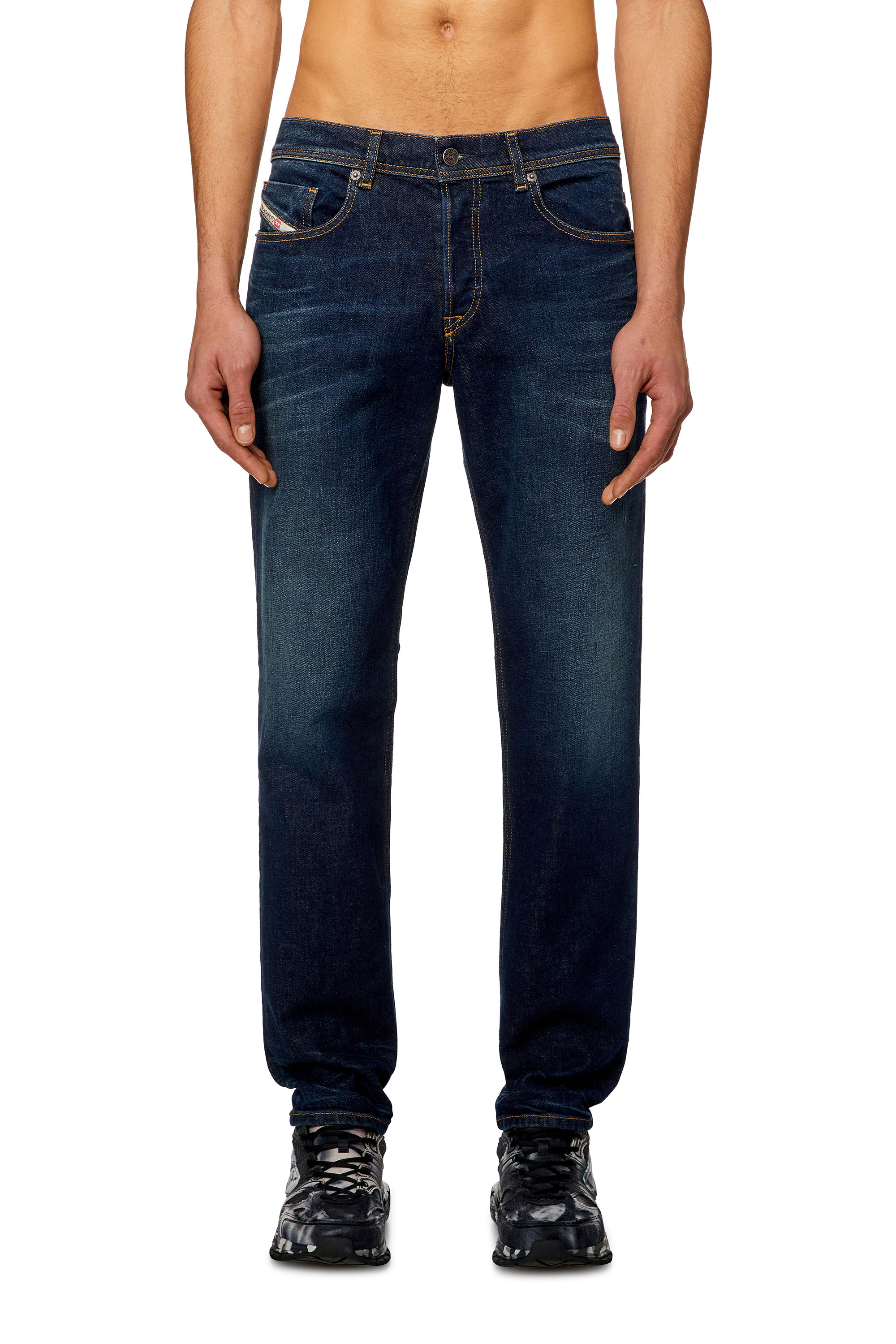 Diesel - Man's Regular Jeans 2023 D-Finitive 09H38, Dark Blue - 2
