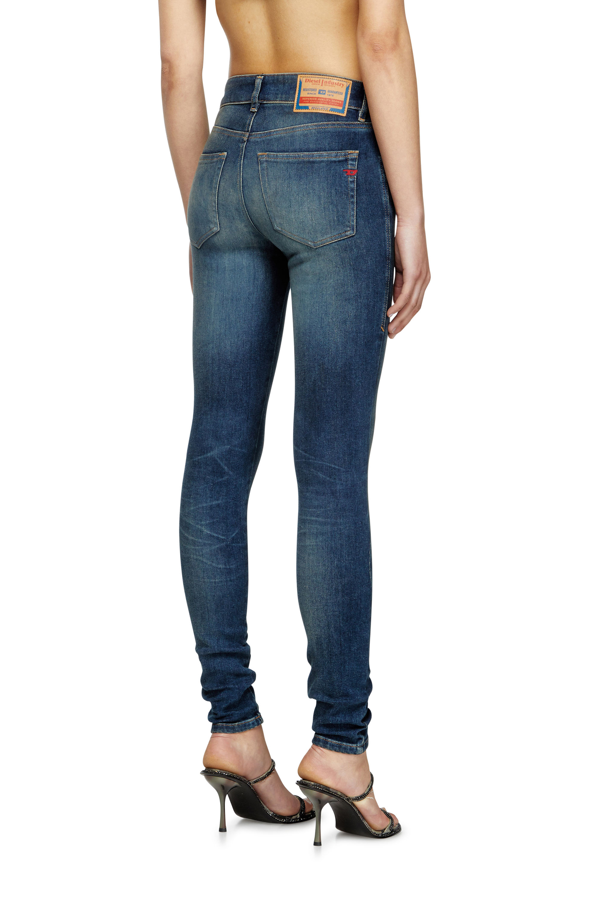 Diesel - Woman's Skinny Jeans 2017 Slandy 09L95, Medium blue - 4