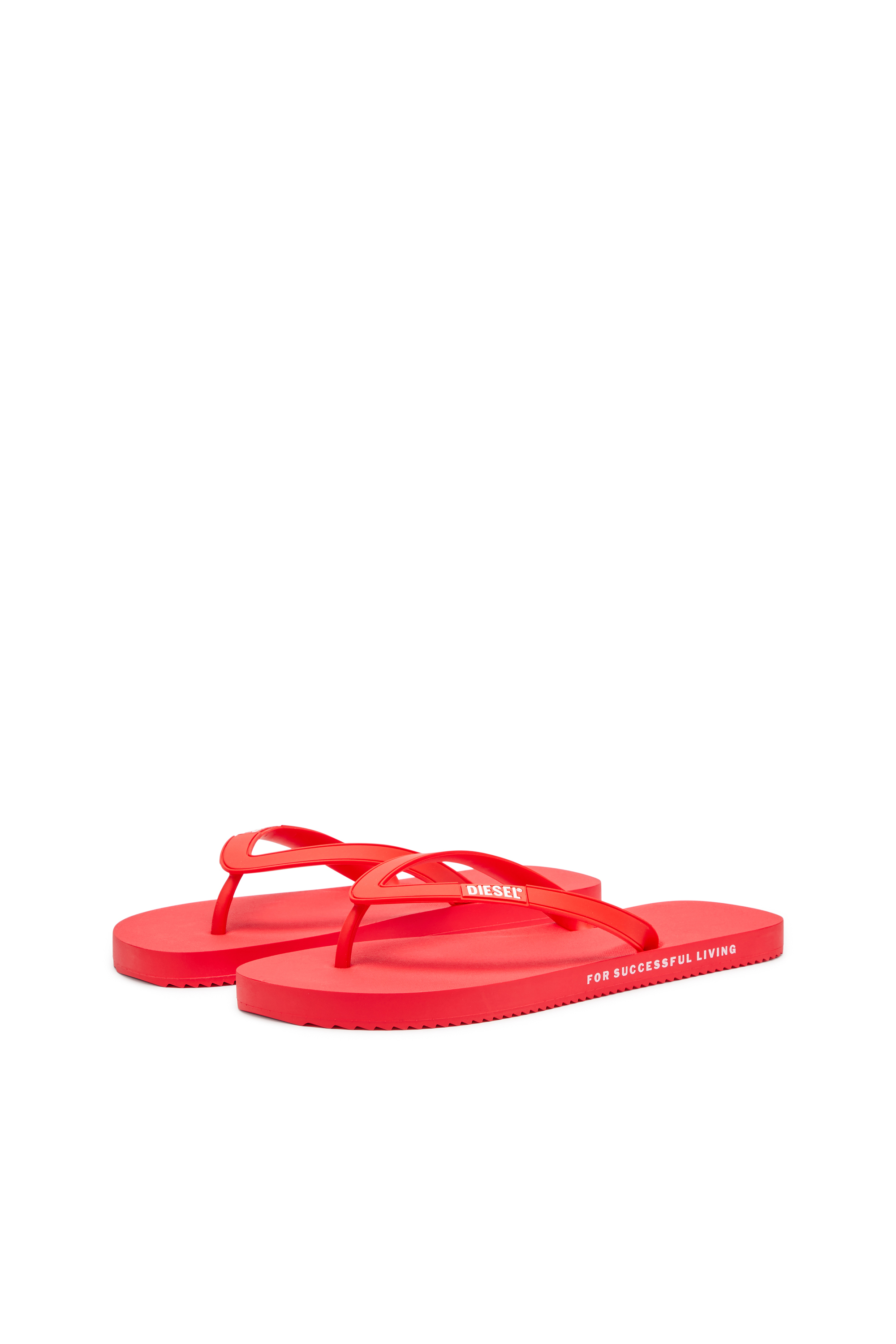 Diesel - SA-RIO, Man's Sa-Rio-Rubber flip-flops in Red - 8