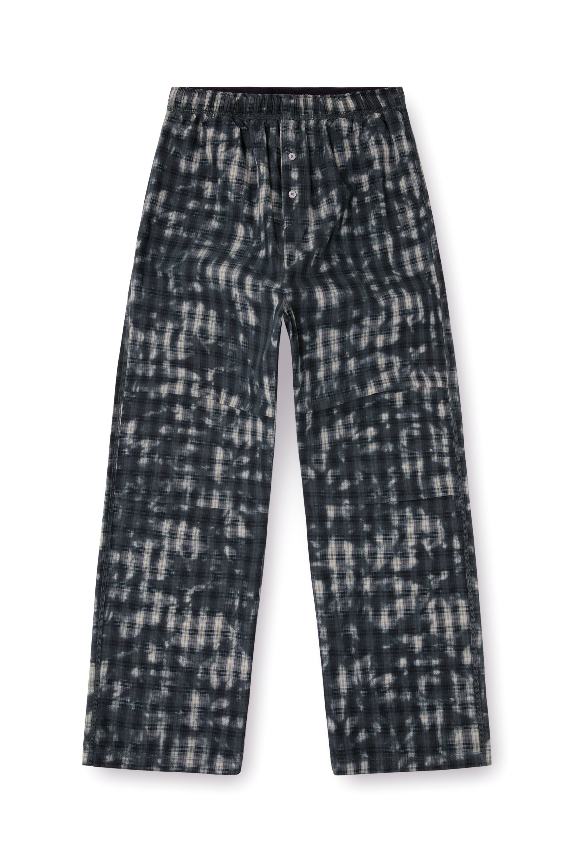 Diesel - VINCE-UTLT, Unisex's Pyjama bottoms with check print in Dark Green - 3