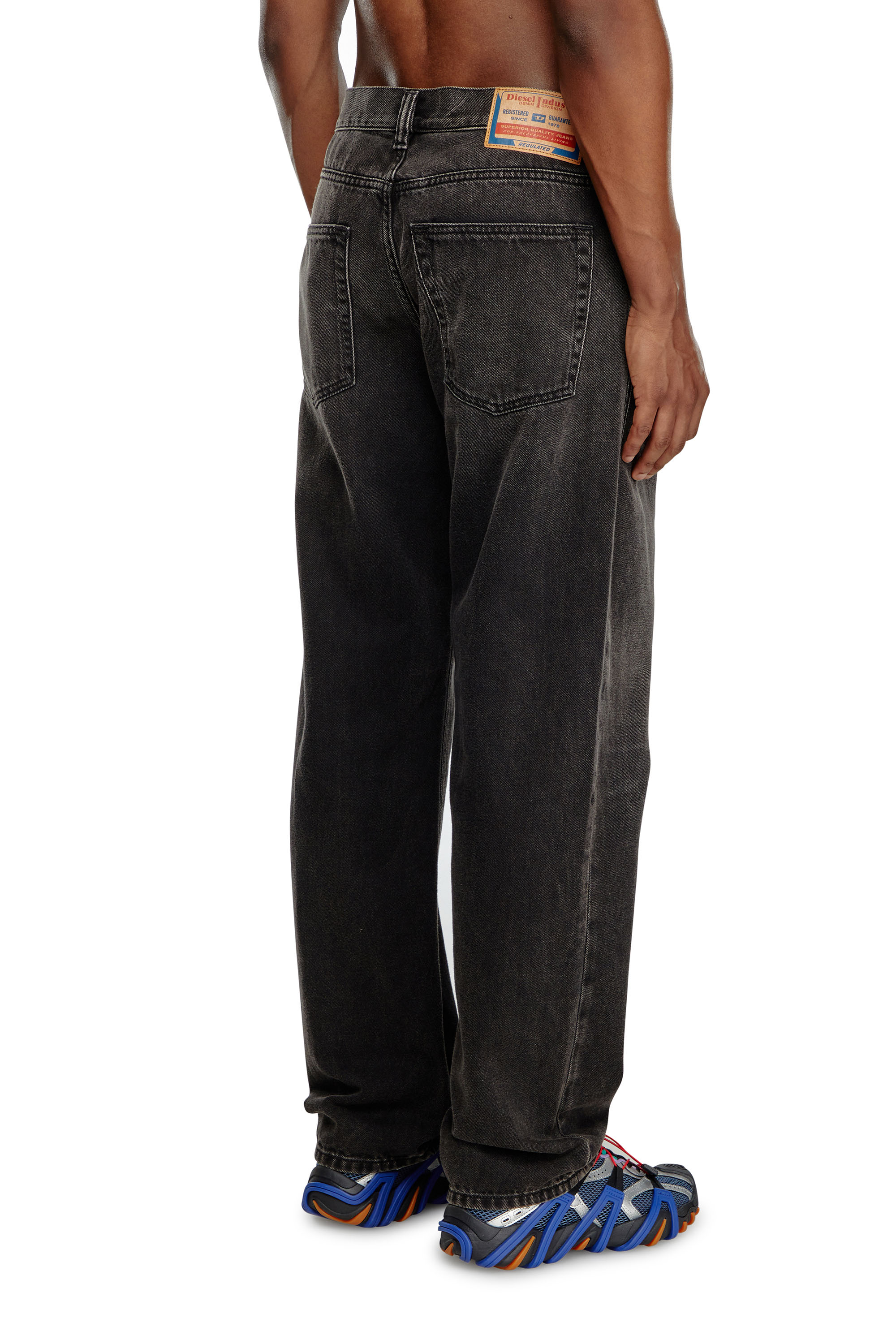 Diesel - Man's Regular Jeans 2024 D-Macs 09J96, Black/Dark grey - 4