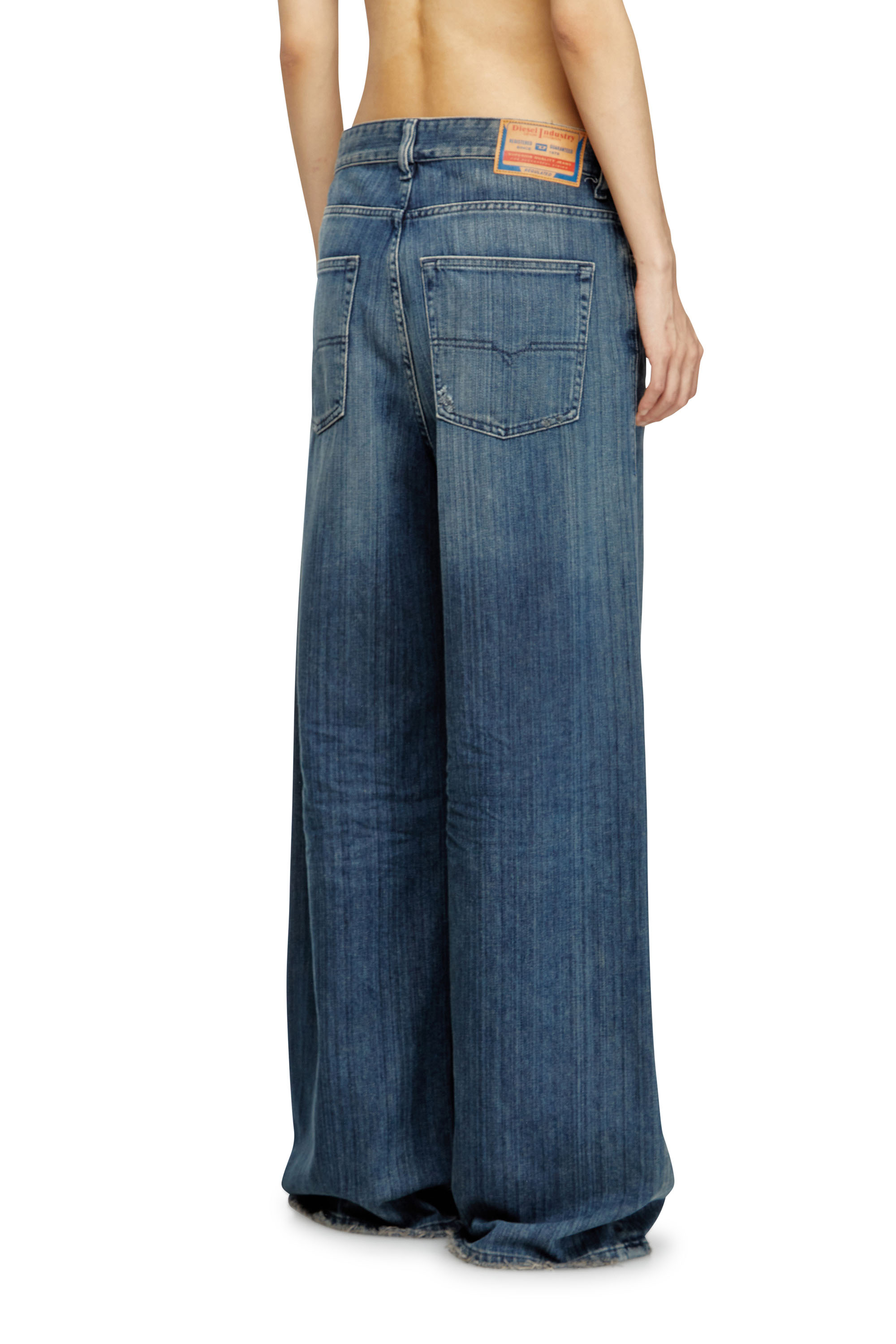 Diesel - Woman's Relaxed Jeans 1996 D-Sire 09M09, Dark Blue - 4