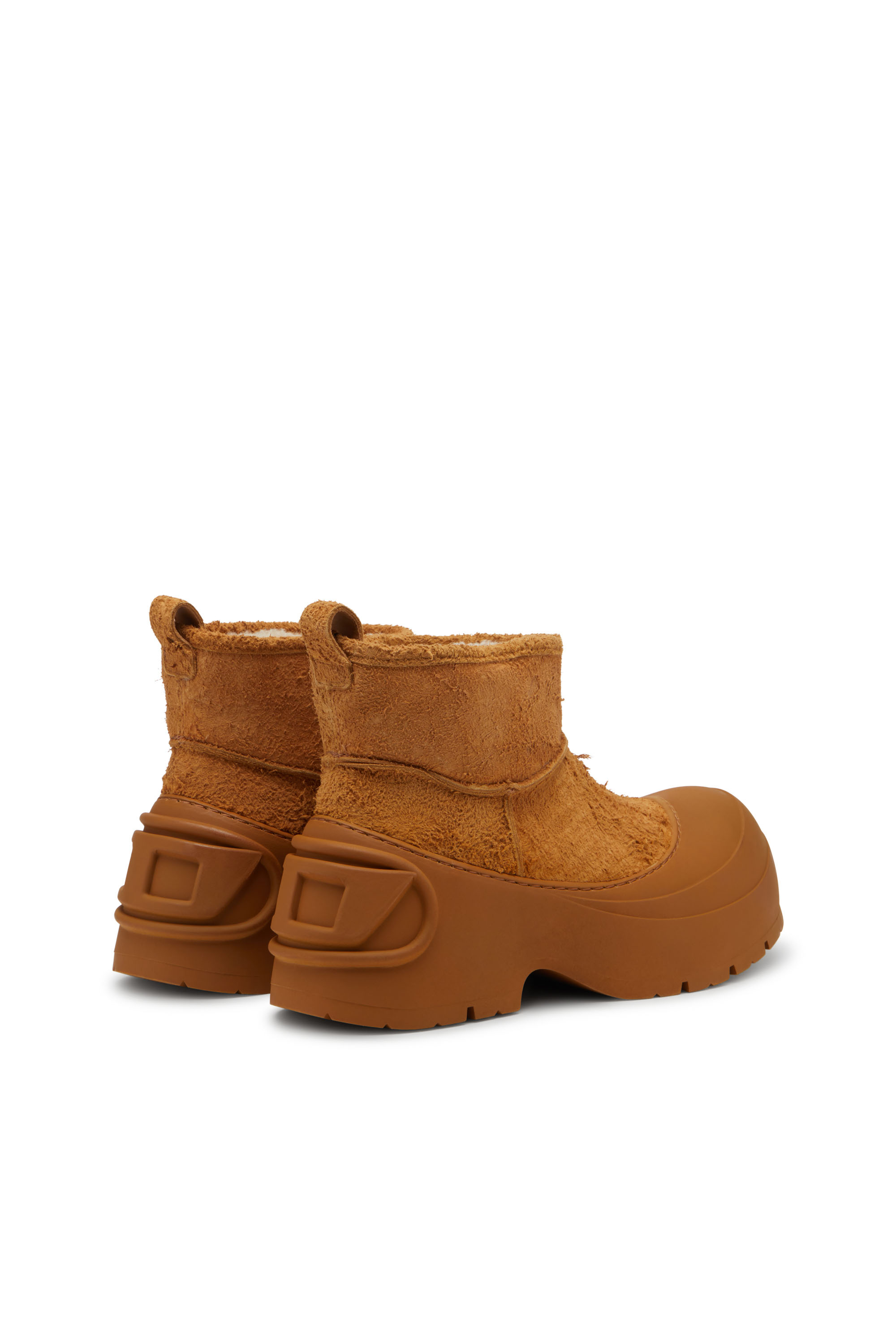 Diesel - D-DONALD MONTONE, Man's D-Donald-Chunky ankle boot with lug sole in Brown - 3