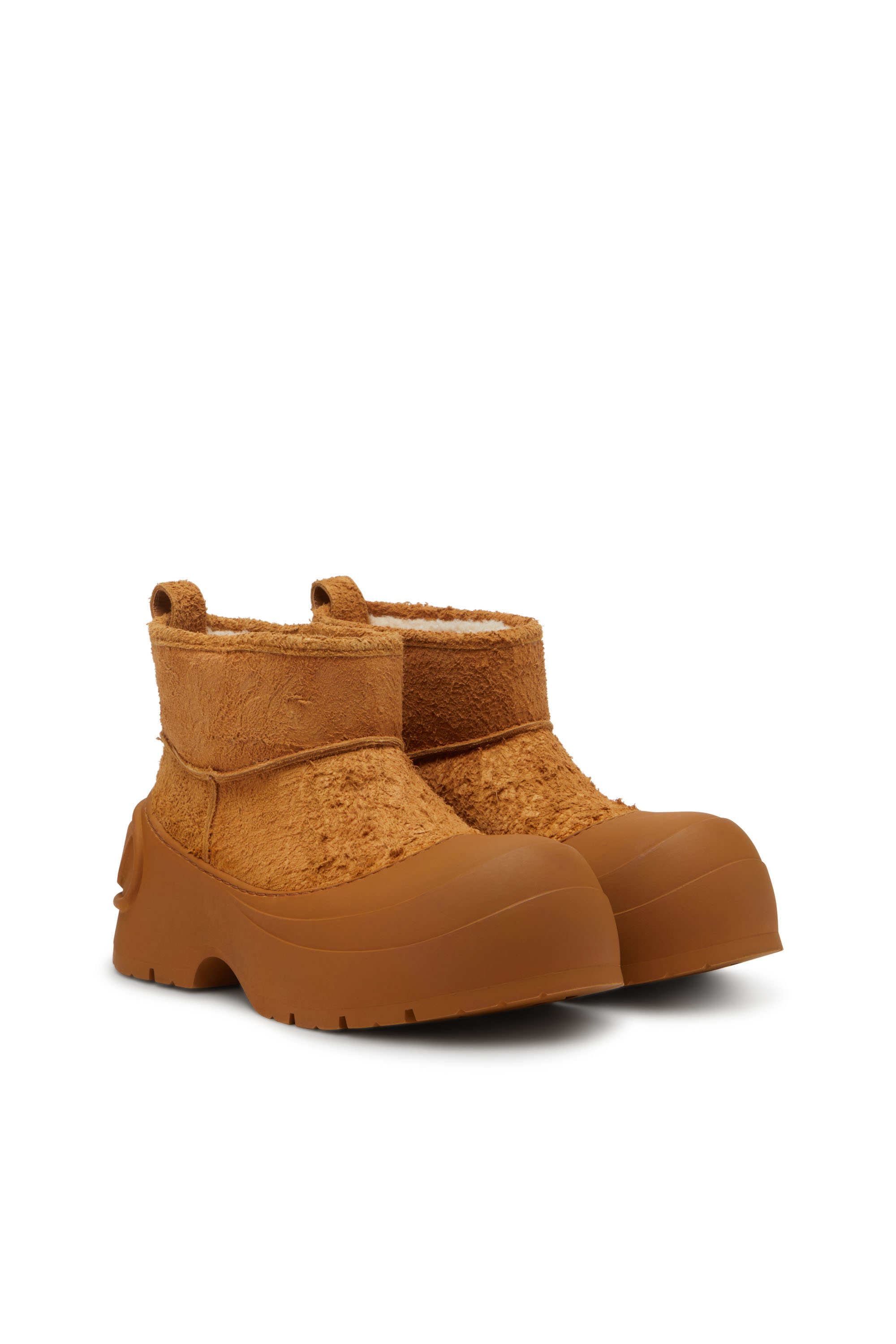 Diesel - D-DONALD MONTONE, Man's D-Donald-Chunky ankle boot with lug sole in Brown - 2