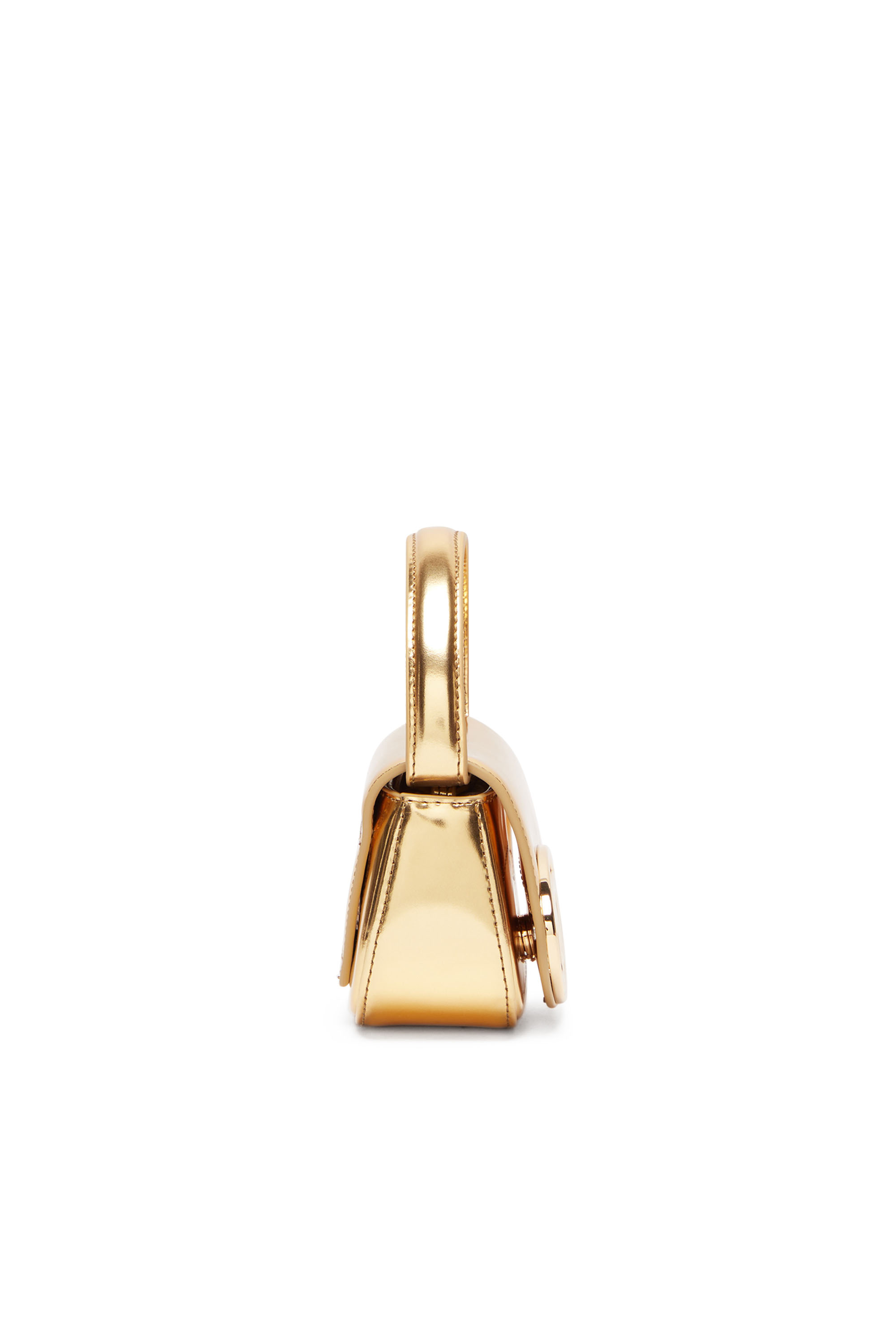 Diesel - 1DR-XS-S, Woman's 1DR-XS-S-Iconic mini bag in mirrored leather in Gold - 3