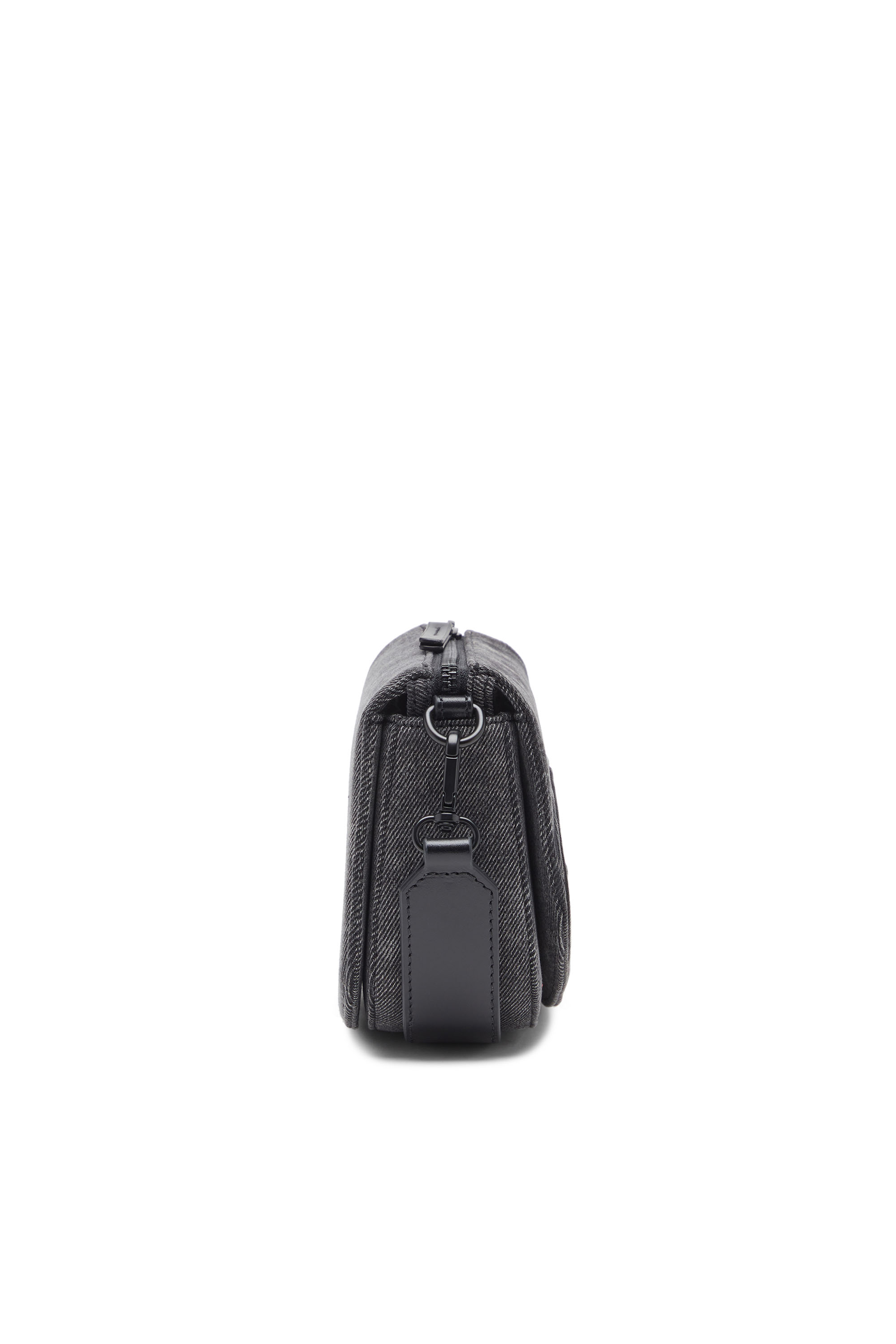 Diesel - 1DR CAMERA BAG, Unisex's 1DR-Camera bag in stonewashed denim in Black - 4