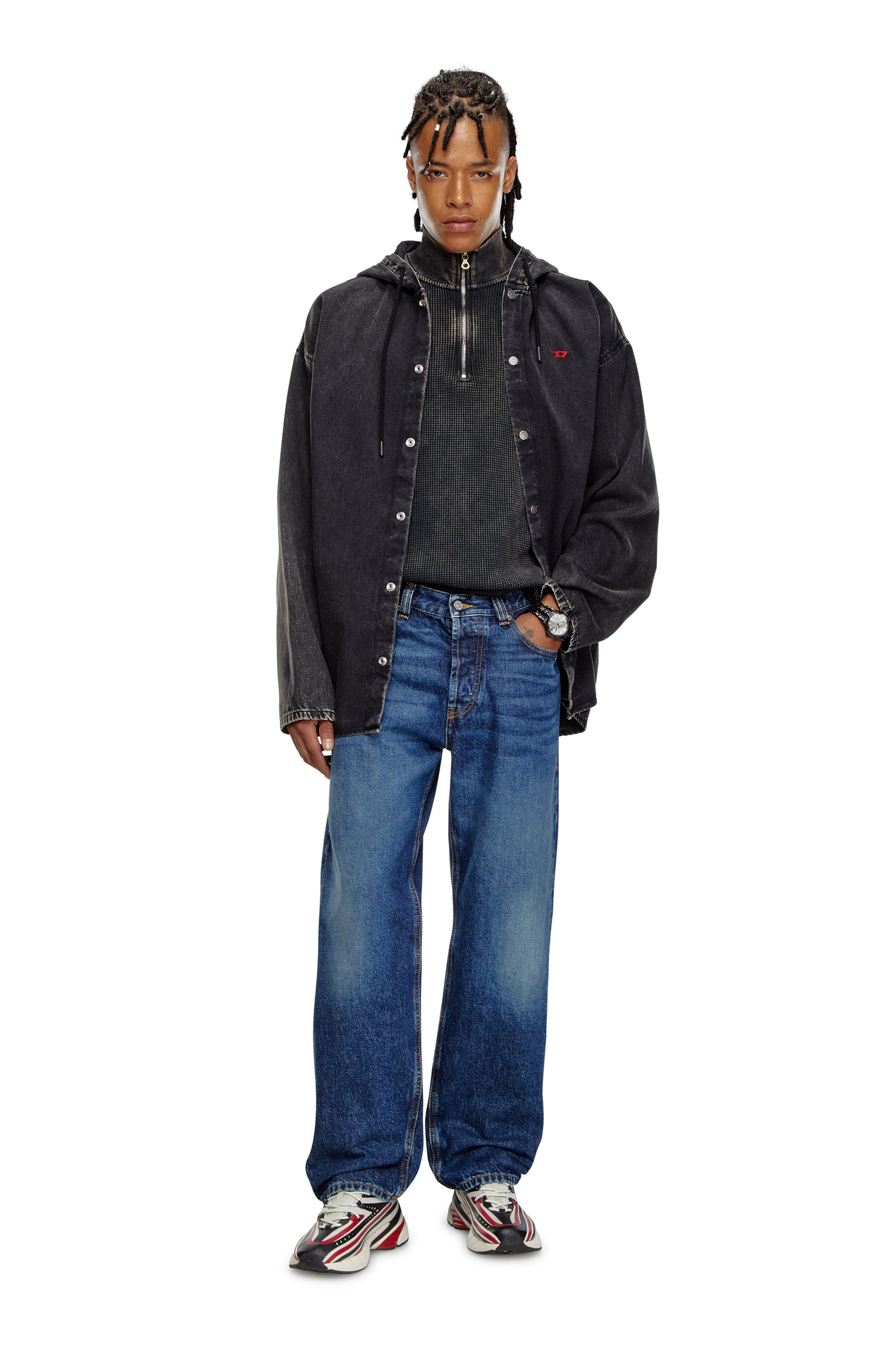 Diesel - Man's Regular Jeans 2024 D-Macs 09I27, Dark Blue - 1