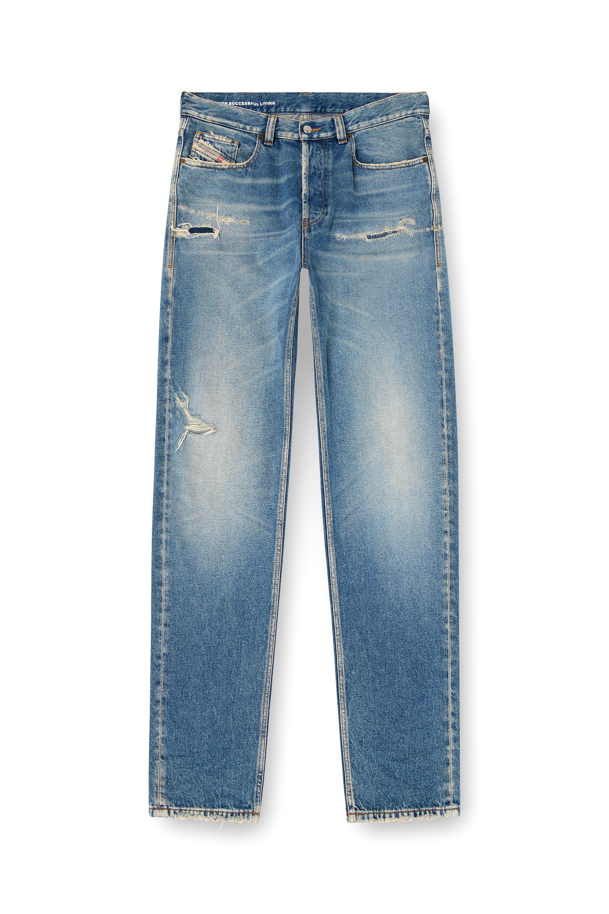 Diesel - Man's Regular Jeans 2024 D-Macs 09L43, Medium blue - 3