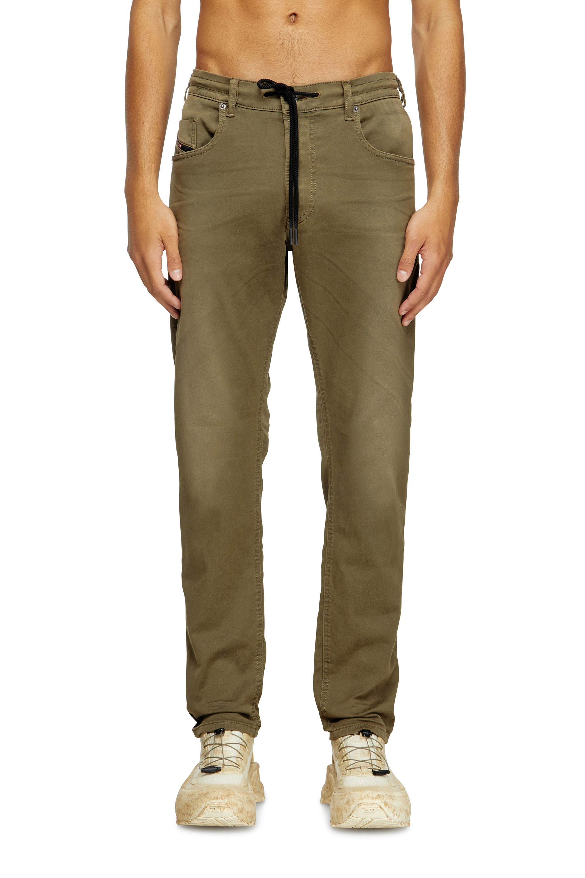 Diesel - Man's Regular 2032 D-Krooley Joggjeans® 0670M, Green - 1