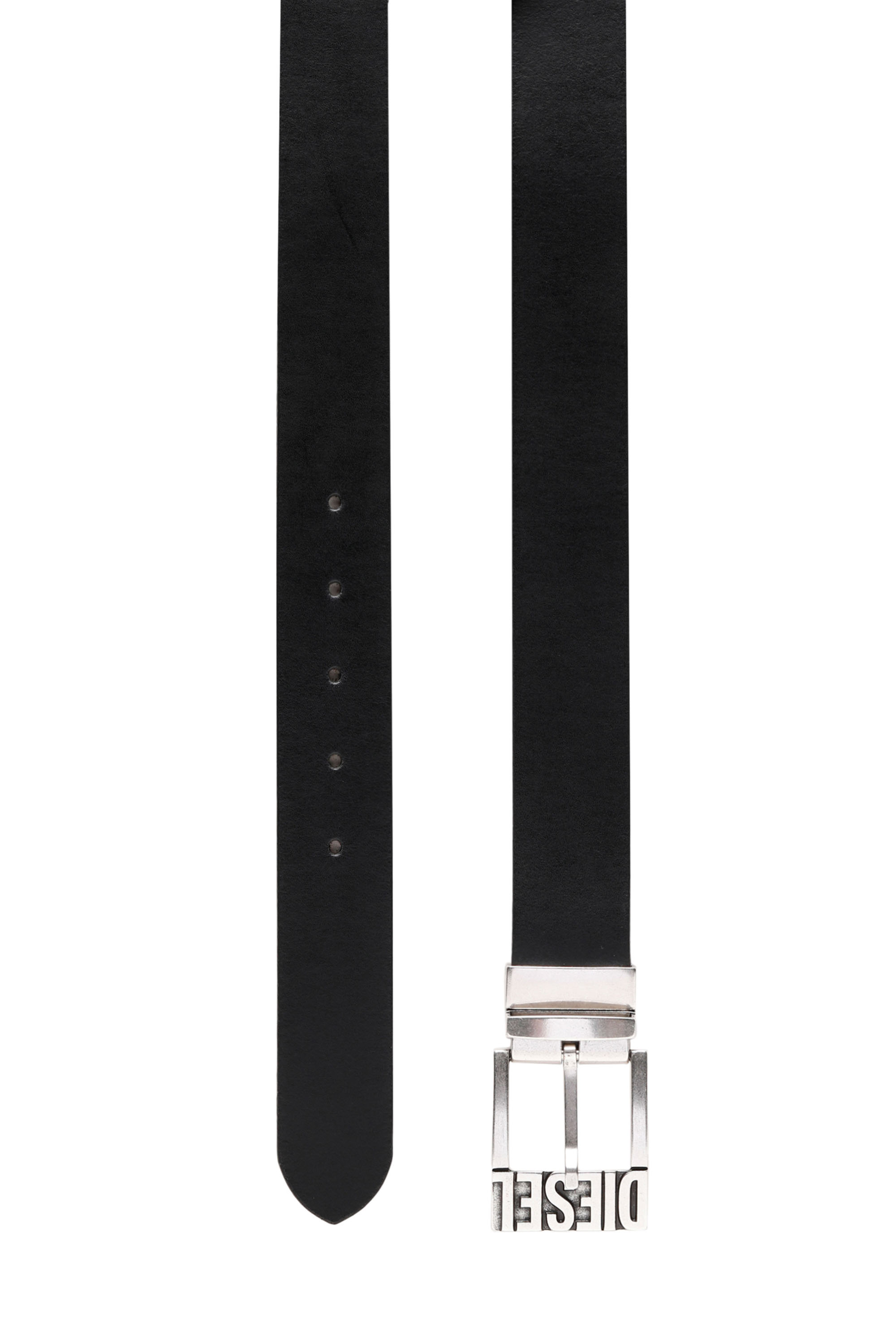 Diesel - B-SHIFT II, Man's Reversible leather belt in Black/Brown - 2