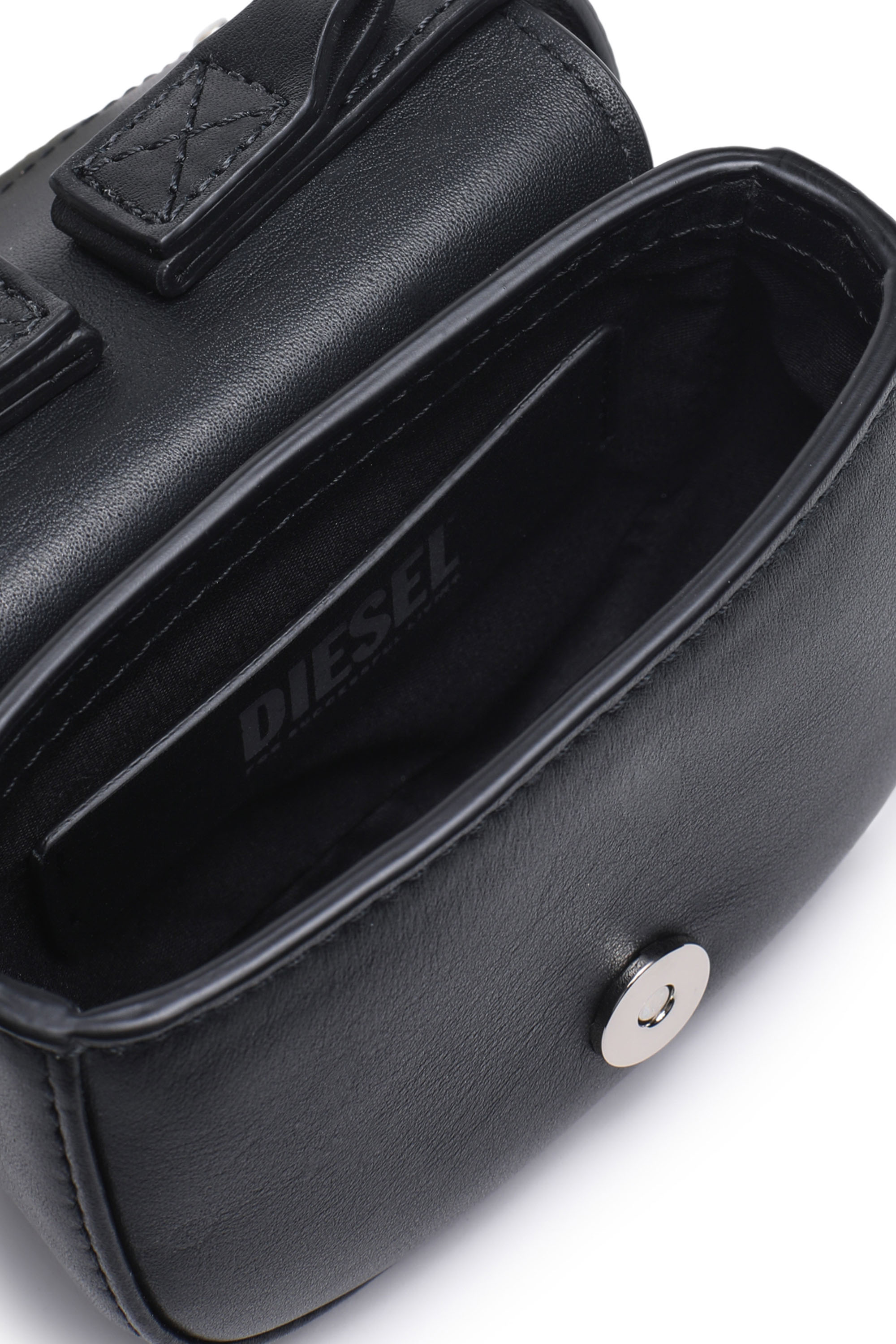 Diesel - 1DR XS, Woman's 1DR XS-Iconic mini bag with D logo plaque in Black - 7